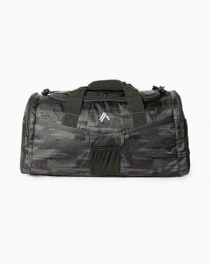 Bolso Duffel Alphalete Essential Unisex Verdes | Mexico-962174