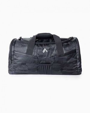 Bolso Duffel Alphalete Essential Unisex Negros Camuflados | Mexico-265809