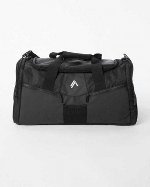 Bolso Duffel Alphalete Essential Unisex Negros | Mexico-419803