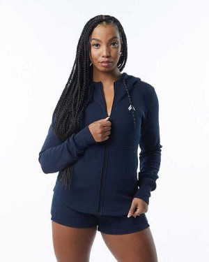 Chamarras Alphalete ELMTS Atléticos Mujer Azules | Mexico-893765