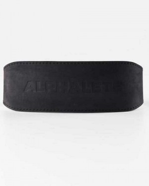 Cinturón Alphalete Core Weightlifting Unisex Negros | Mexico-650948