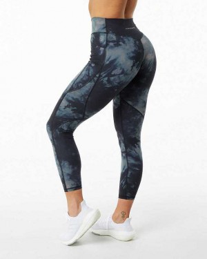 Leggins Alphalete Surface Pocket Mujer Negros | Mexico-186794