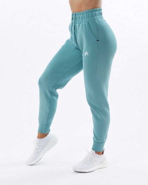 Pantalones Jogger Alphalete ELMTS Cuffed Mujer Azules | Mexico-672308