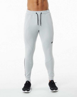 Pantalones Jogger Alphalete ELMTS Cuffed Hombre Grises | Mexico-483152