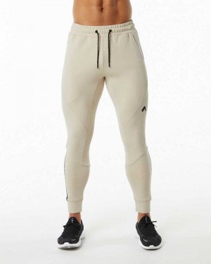 Pantalones Jogger Alphalete ELMTS Cuffed Hombre Marrom | Mexico-830592