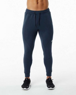 Pantalones Jogger Alphalete ELMTS Cuffed Hombre Azules | Mexico-642103