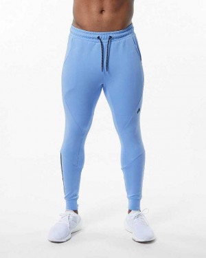 Pantalones Jogger Alphalete ELMTS Cuffed Hombre Azules Claro | Mexico-623180