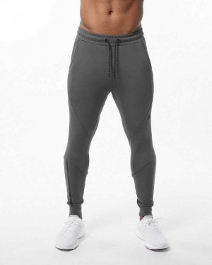 Pantalones Jogger Alphalete ELMTS Cuffed Hombre Grises | Mexico-192843