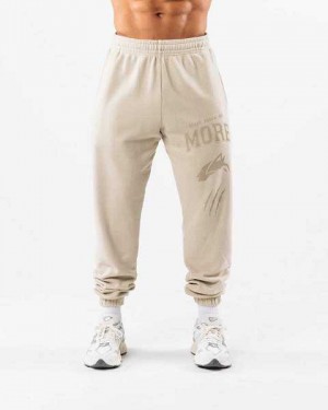 Pantalones Jogger Alphalete Earth Dye Estampados Unisex Marrom | Mexico-096172