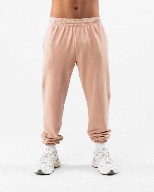 Pantalones Jogger Alphalete Earth Dye Natural Unisex Marrom | Mexico-120876