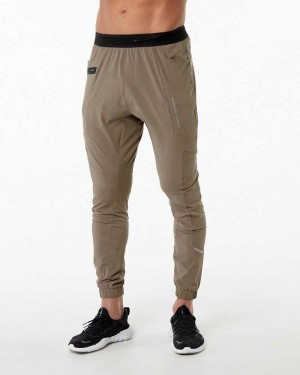 Pantalones Jogger Alphalete Studio Hombre Marrom | Mexico-308964