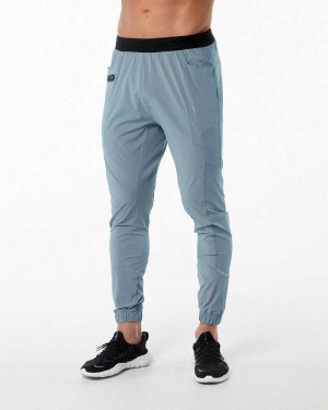 Pantalones Jogger Alphalete Studio Hombre Azules | Mexico-425360