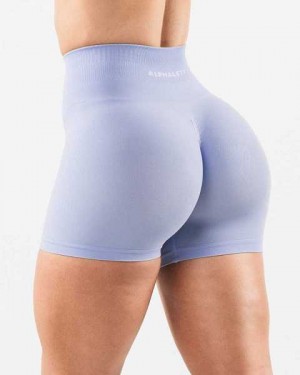 Short Alphalete Amplify 4.5" Mujer Azules | Mexico-128593