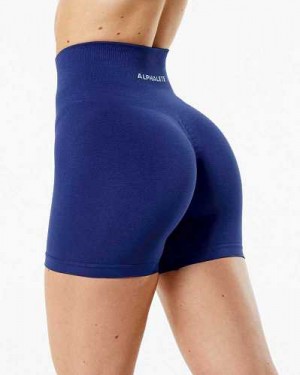 Short Alphalete Amplify 4.5" Mujer Azules | Mexico-368514