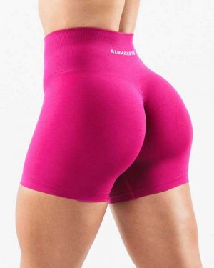 Short Alphalete Amplify 4.5" Mujer Fucsia | Mexico-509712