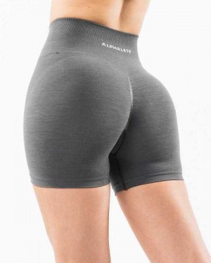 Short Alphalete Amplify 4.5" Mujer Grises | Mexico-174632