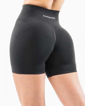 Short Alphalete Amplify 4.5" Mujer Grises | Mexico-278563