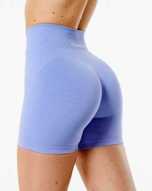 Short Alphalete Amplify 4.5" Mujer Morados | Mexico-607541