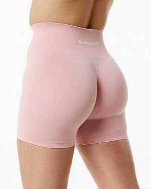 Short Alphalete Amplify 4.5" Mujer Rosas | Mexico-301289