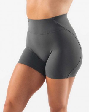 Short Alphalete Aura 5" Mujer Azules Grises | Mexico-096427