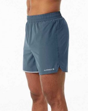 Short Alphalete Core Stride 5” Hombre Azules | Mexico-650712