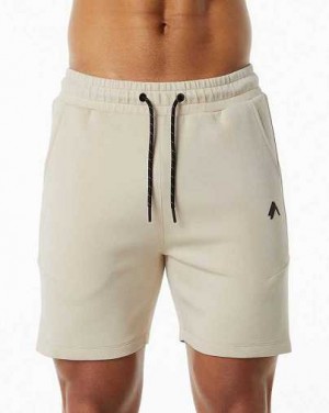 Short Alphalete ELMTS Atléticos 6" Hombre Amarillos Claro | Mexico-542936