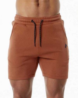 Short Alphalete ELMTS Atléticos 6" Hombre Rojos Oscuro | Mexico-839520