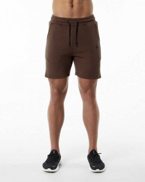 Short Alphalete ELMTS Atléticos 6" Hombre Marrom | Mexico-631809