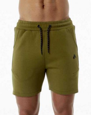 Short Alphalete ELMTS Atléticos 6" Hombre Verdes Oscuro | Mexico-812537