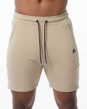 Short Alphalete ELMTS Atléticos 6" Hombre Marrom | Mexico-975238