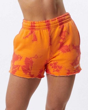 Short Alphalete HCTS 3.5" Mujer Naranjas | Mexico-291345