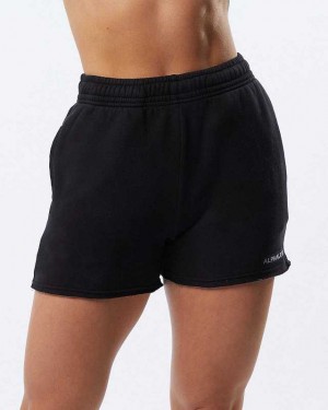 Short Alphalete HCTS 3.5" Mujer Negros | Mexico-257683