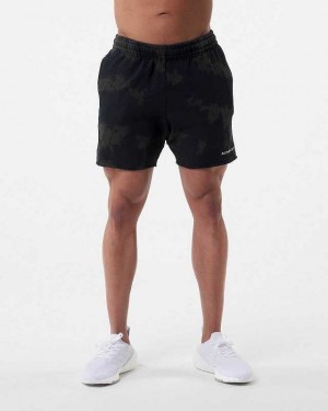 Short Alphalete HCTS 5" Hombre Negros | Mexico-903847