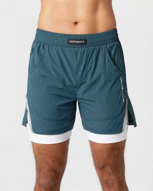 Short Alphalete Infinity Speed 5.5" Hombre Azules | Mexico-065782