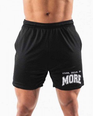 Short Alphalete LDB More Mesh 6” Hombre Negros | Mexico-296813