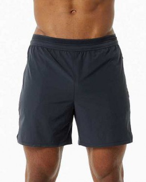 Short Alphalete Studio 6" Hombre Grises | Mexico-980264