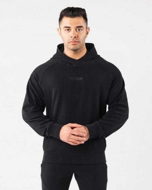 Sudadera con Capucha Alphalete Identity Pro Hombre Negros | Mexico-963801