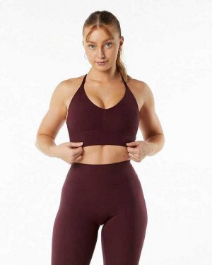 Sujetador Deportivo Alphalete Alphalux Wonder Mujer Rojos | Mexico-370619