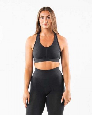 Sujetador Deportivo Alphalete Amplify Mujer Grises | Mexico-716824