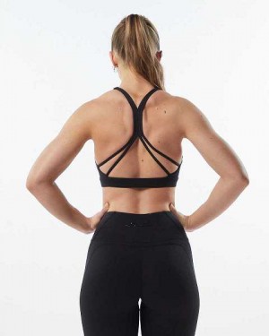 Sujetador Deportivo Alphalete Pulse Kinetic Mujer Negros | Mexico-594376