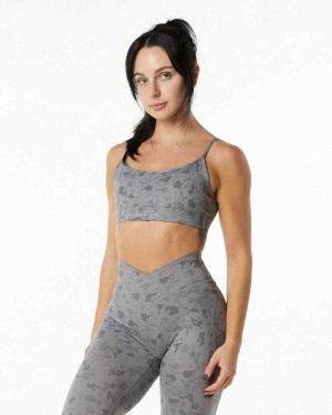 Sujetador Deportivo Alphalete Surface Limitless Mujer Grises | Mexico-412638