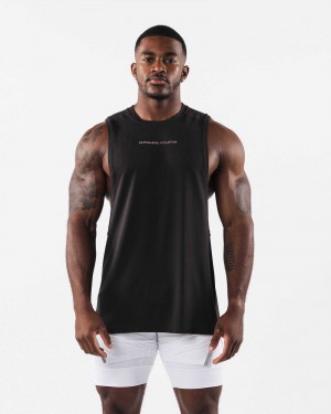 Tank Top Alphalete AA Airtech Cutoff Hombre Marrom | Mexico-629075