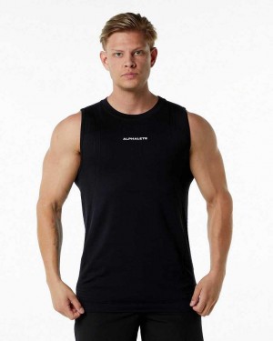 Tank Top Alphalete Ozone Hombre Negros | Mexico-126389