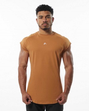 Tank Top Alphalete Velocity Hombre Marrom | Mexico-389271