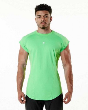 Tank Top Alphalete Velocity Hombre Verdes | Mexico-549830