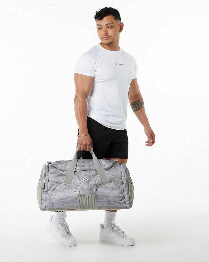 Bolso Duffel Alphalete Essential Unisex Marrom | Mexico-572063