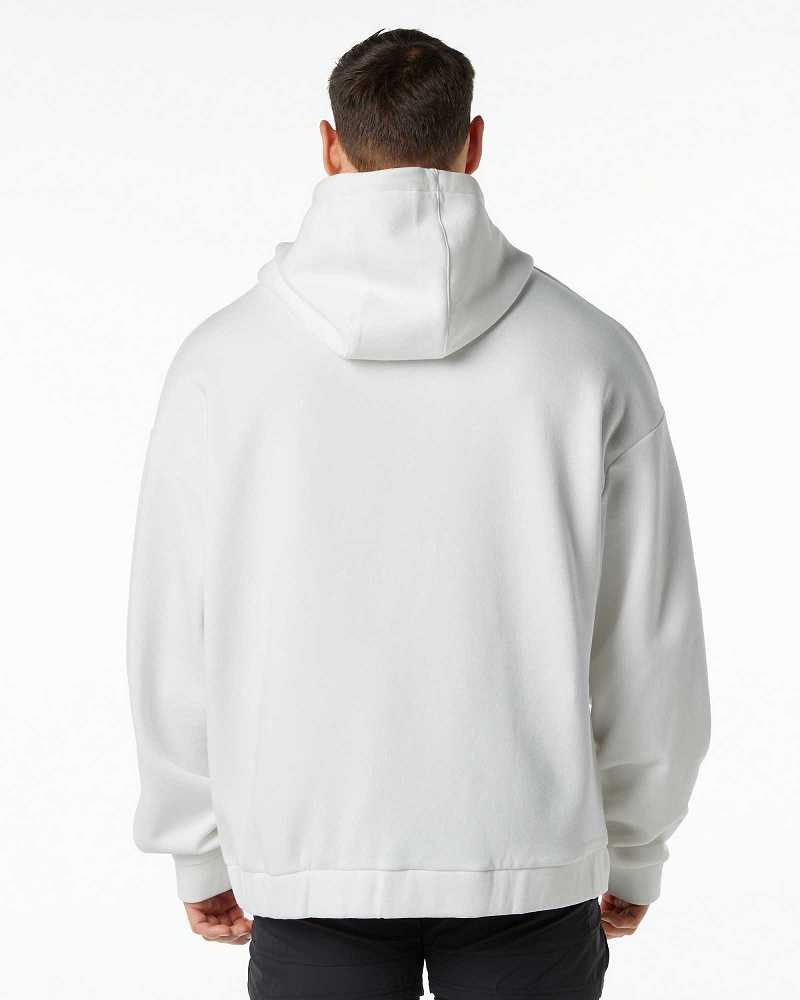 Chamarras Alphalete Classic Full-Zip Hombre Blancos | Mexico-046981