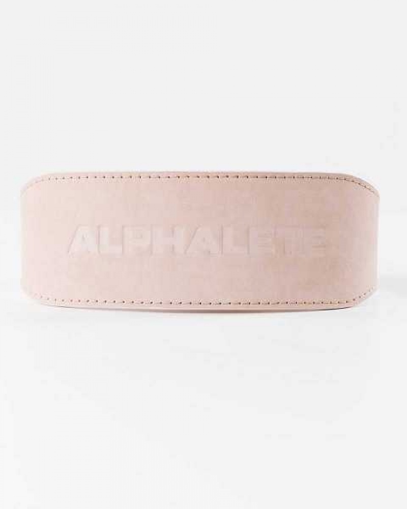 Cinturón Alphalete Core Weightlifting Unisex Marrom | Mexico-654038