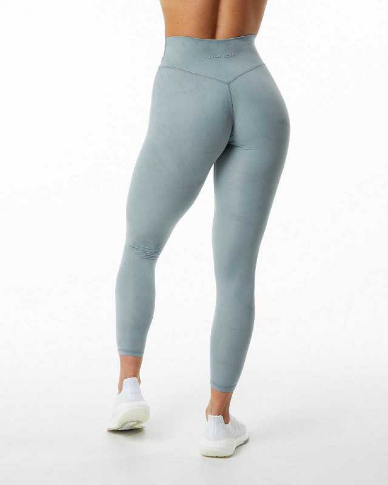 Leggins Alphalete Alphalux Wonder Mujer Azules | Mexico-426930