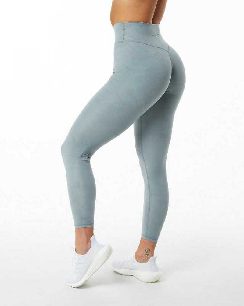 Leggins Alphalete Alphalux Wonder Mujer Azules | Mexico-426930